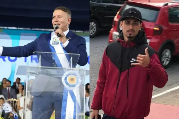 Prefeito Eduardo Siqueira Campos e Briner Bitencourt — Fotos : Edu Fortes/Secom Palmas  e imagem Briner Bitencourt/Inst