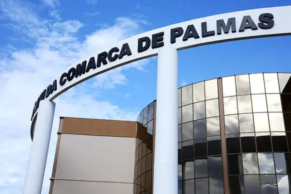 Fachada do prédio do Fórum de Palmas — Foto: Divulgação/ TJTO