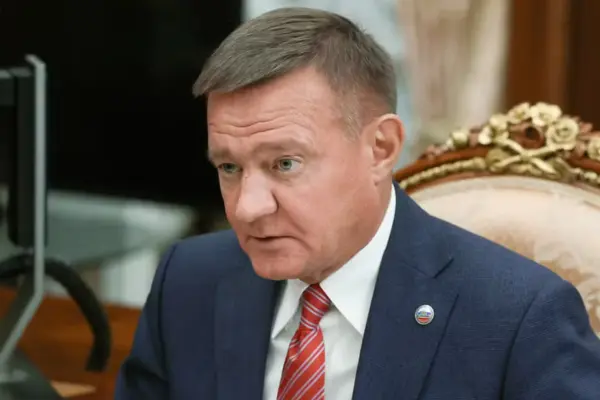 Roman Starovoit, encontrado morto nesta segunda-feira (7) — Foto: Sputnik/Gavriil Grigorov/Pool via Reuters