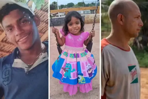Ismael Gama, Ágatha Sophia e Adenir Rodrigues desapareceram no mesmo dia no Tocantins - Divulgação redes sociais