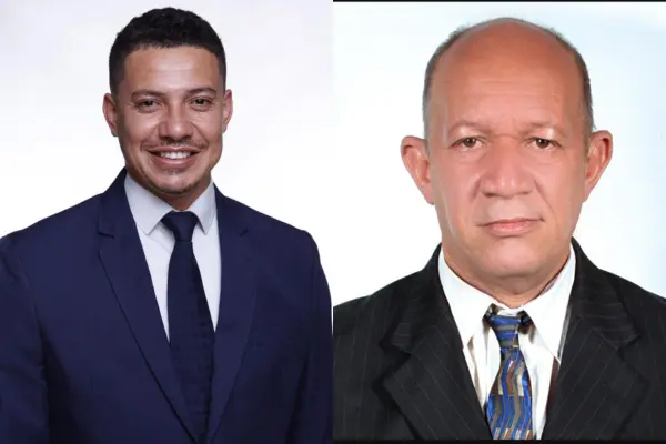 Prefeito Dione Mendes da Silva e o vereador Marlúcio da Silva Ramos, da cidade de Combinado - Foto: Divulgação