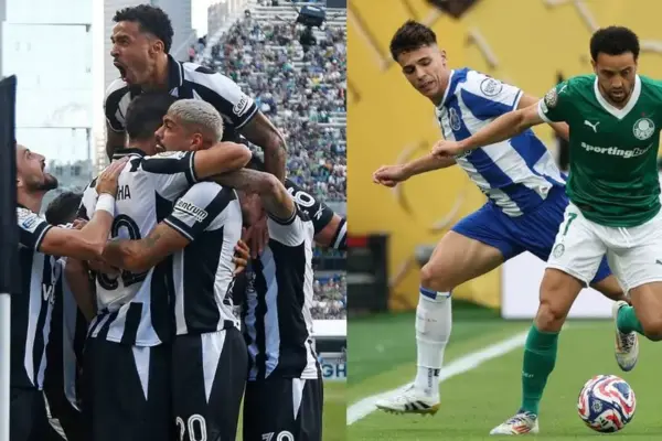 Foto: Vitor Silva/Botafogo | Cesar Greco/Palmeiras/ByCanon