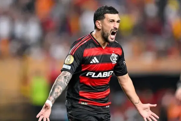 Arrascaeta, do Flamengo - Foto: Lewis/Icon Sportswire via AP Images